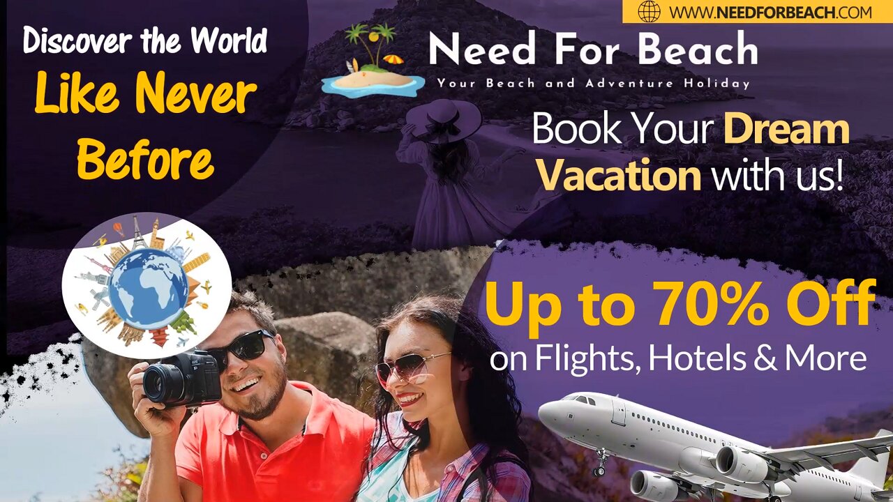 Need For Beach - Book Your Dream Vacation with us! Up to 70% Off on Flights, Hotels & More.