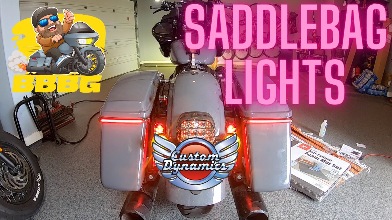 Enhance Your Harley Davidson with Custom Dynamics: Low Profile Saddlebag Brake Lights