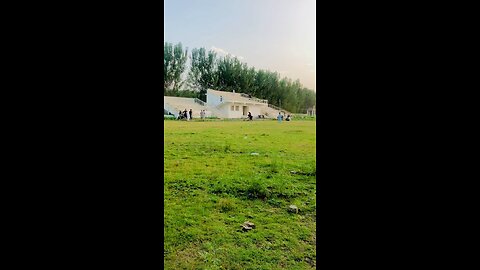 Beautiful Sunset Cricket Ground