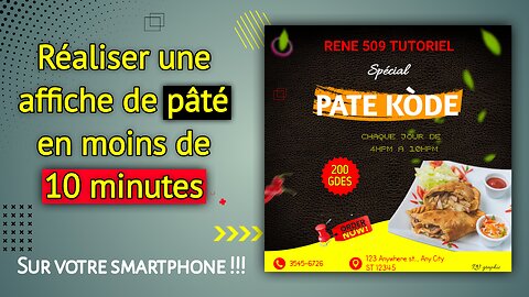 Voici,Comment réaliser un Mini-Flyers Spécial Sur son Smartphone très facile ??