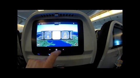 Seat TV Screen Air France Airlines AF 65 LAX to KBP Ukraine #Shorts