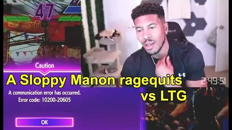 A sloppy Manon ragequits vs LTG Low Tier God (JP) in player match | 6/25/23 [Major Start Reupload]