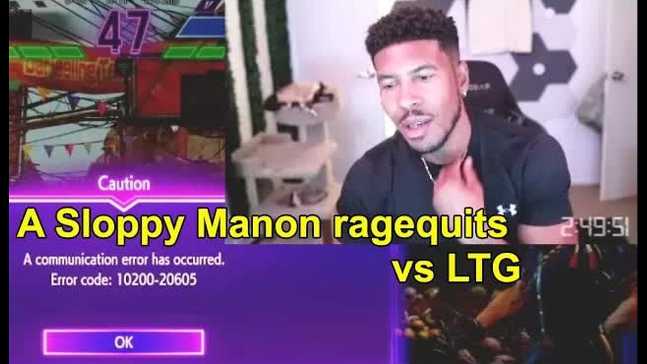A sloppy Manon ragequits vs LTG Low Tier God (JP) in player match | 6/25/23 [Major Start Reupload]