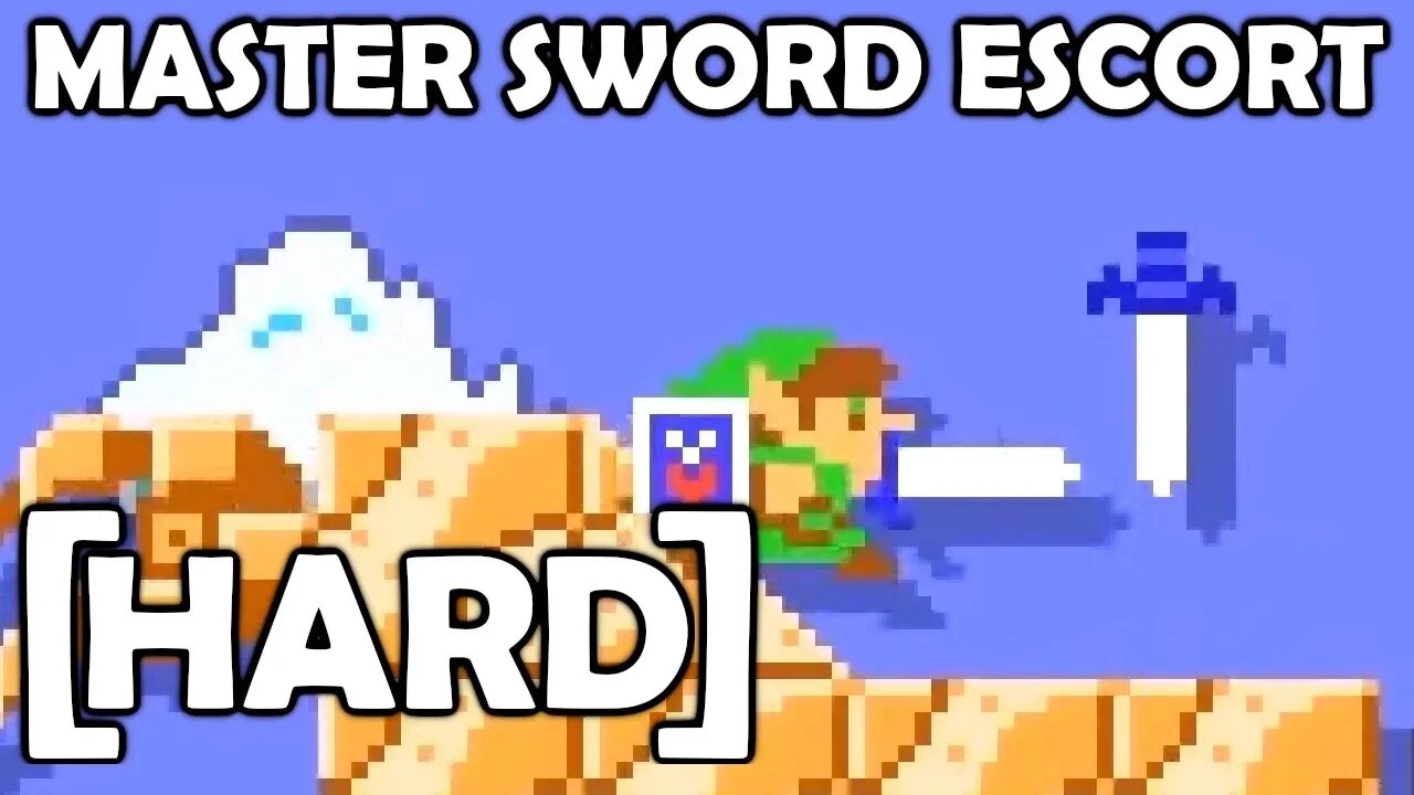 Master Sword ESCORT (RAGE!) | Mario Maker 2 | The Basement