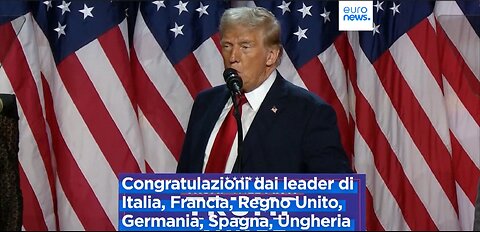 NOTIZIE DAL MONDO Le reazioni dei leader europei alla vittoria di Donald John Trump.I principali capi di Stato dell'Unione europea si sono congratulati con il tycoon dopo la certezza della sua vittoria alle elezioni del 5 novembre 2024