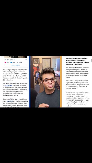 Victor Reacts: Another Liberal Insurrection- Kevin McCarthy’s Office Occupied Over PREFAR Funding