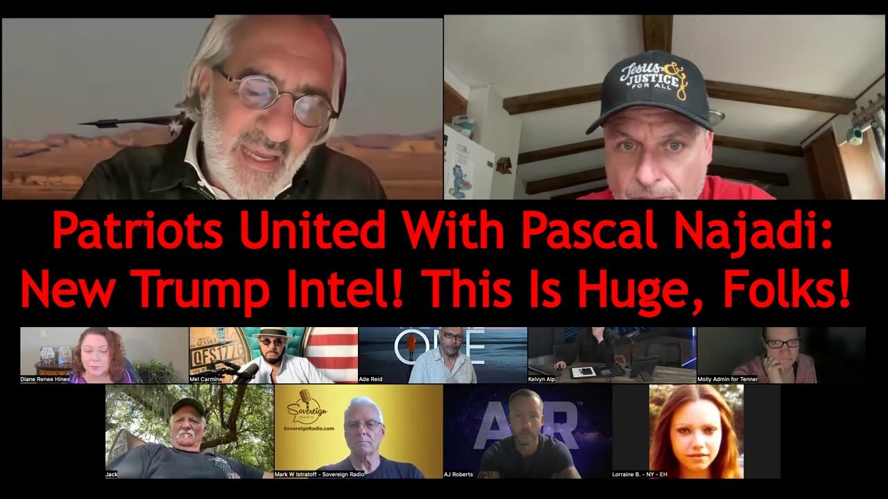 Patriots United With Pascal Najadi: New Trump Intel! This Is Huge, Folks!