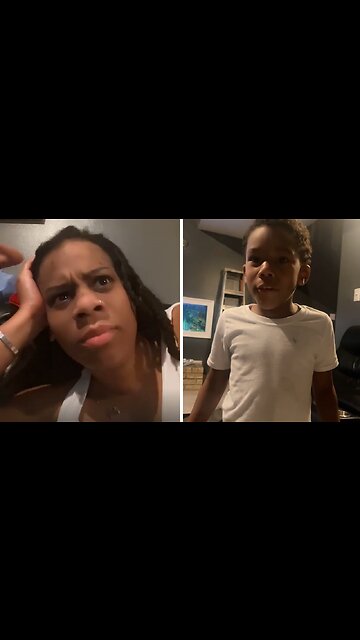 Little boy thinks he's having a period