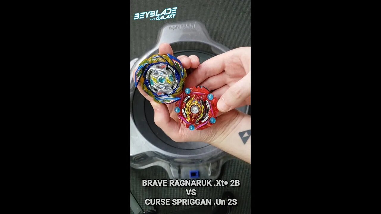 #shorts BRAVE RAGNARUK .Xt+ 2B vs CURSE SPRIGGAN .Un 2S - Beyblade Burst ベイブレードバースト