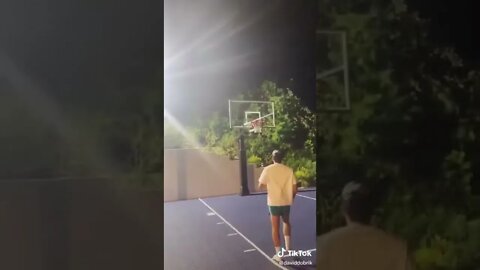 David Dobrik hits INSANE basketball shot! 😱