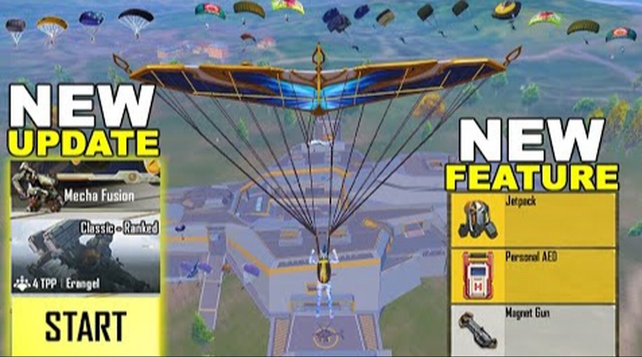FIRST GAMEPLAY in NEW UPDATE MECHA FUSION MODE🔥PUBG Mobile