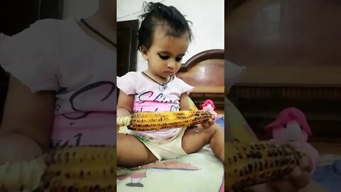 mauli eating bhutta|shorts|