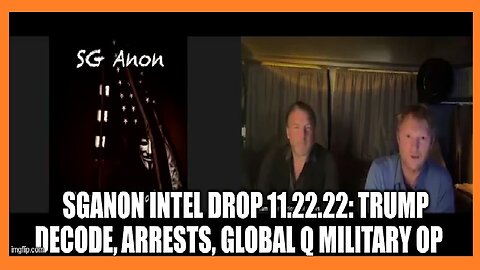 SGAnon Intel Drop: Trump Decode, Arrests, Global Q Military Op!