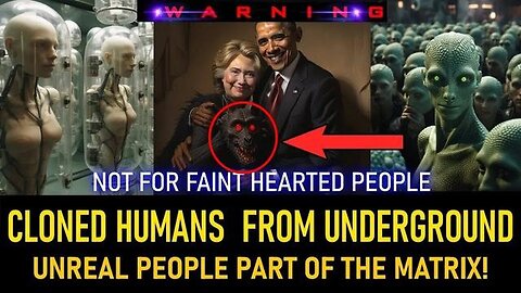 Cloned Humans From Underground Bases of the Illuminati (Video)