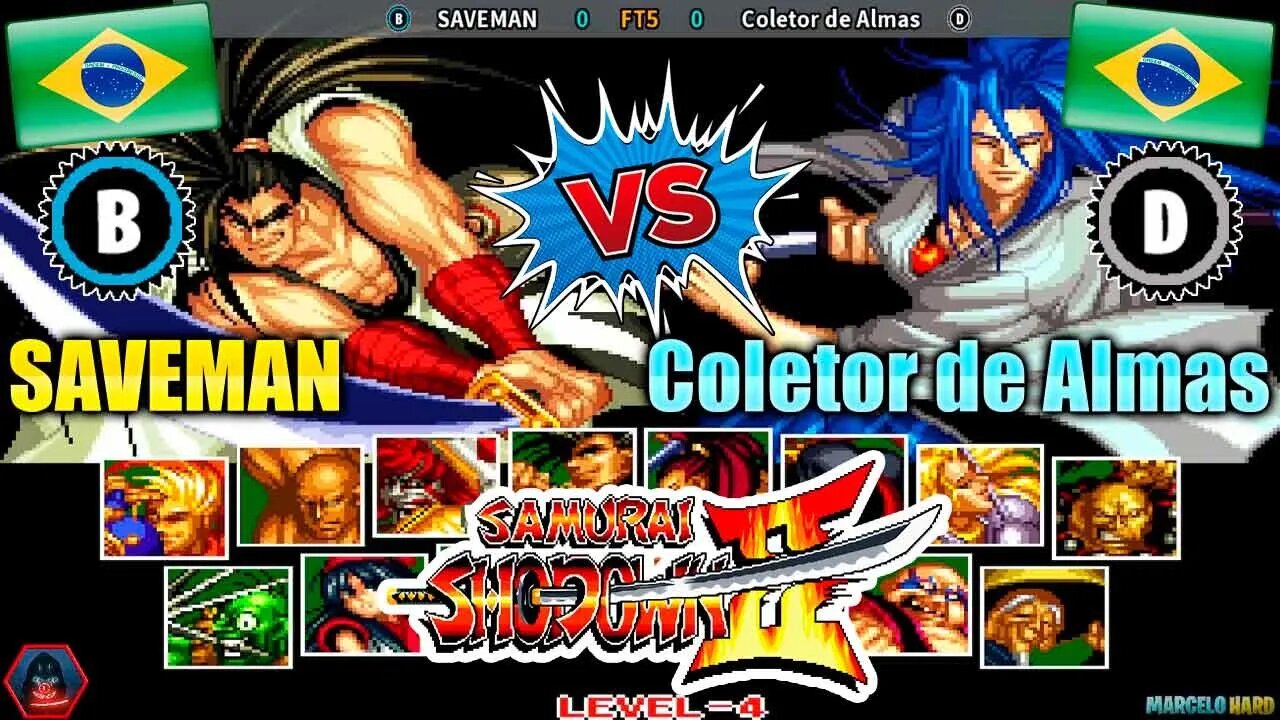 Samurai Shodown II (SAVEMAN Vs. Coletor de Almas) [Brazil Vs. Brazil]