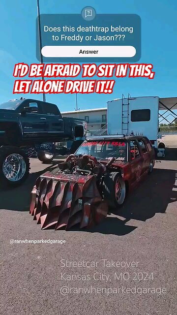 Horror on Wheels: Rolling Torture Chamber Deathtrap at Streetcar Takeover 2024 #streetcartakeover