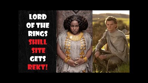 Lord Of The Rings SHILL SITE gets DESTROYED by REAL FANS! claims fans are EVIL!