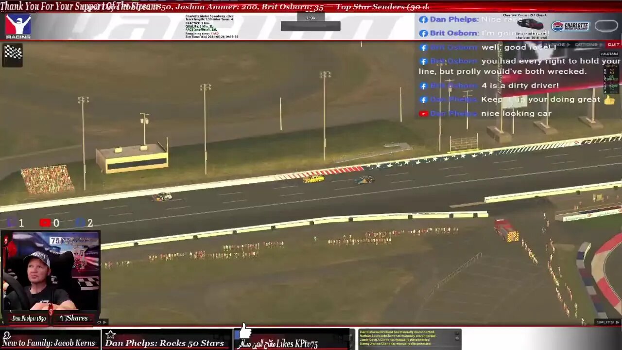 Road Course Racing, Heck maybe some oval too. Lets Go NASCAR iRacing! KPtv