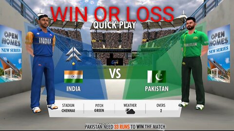 Indua vs Pakistan // win or loss ...