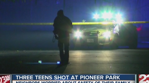 Three teens shot in East Bakersfield
