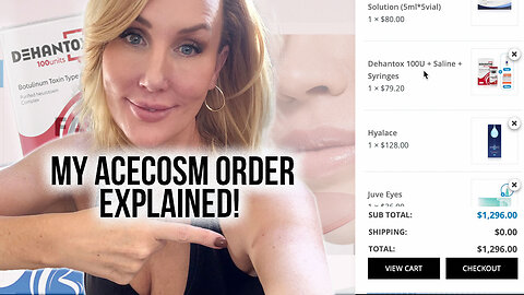 My Acecosm SALE Order Explained