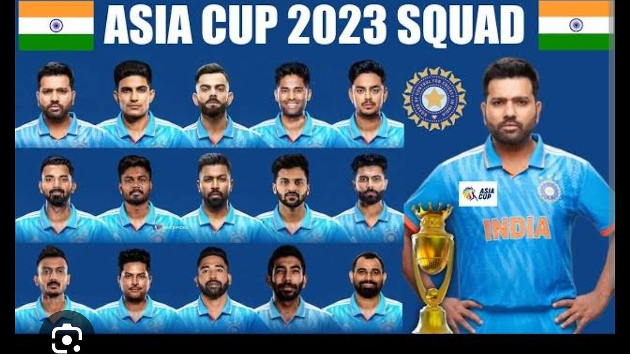 Asia cup squad 2023