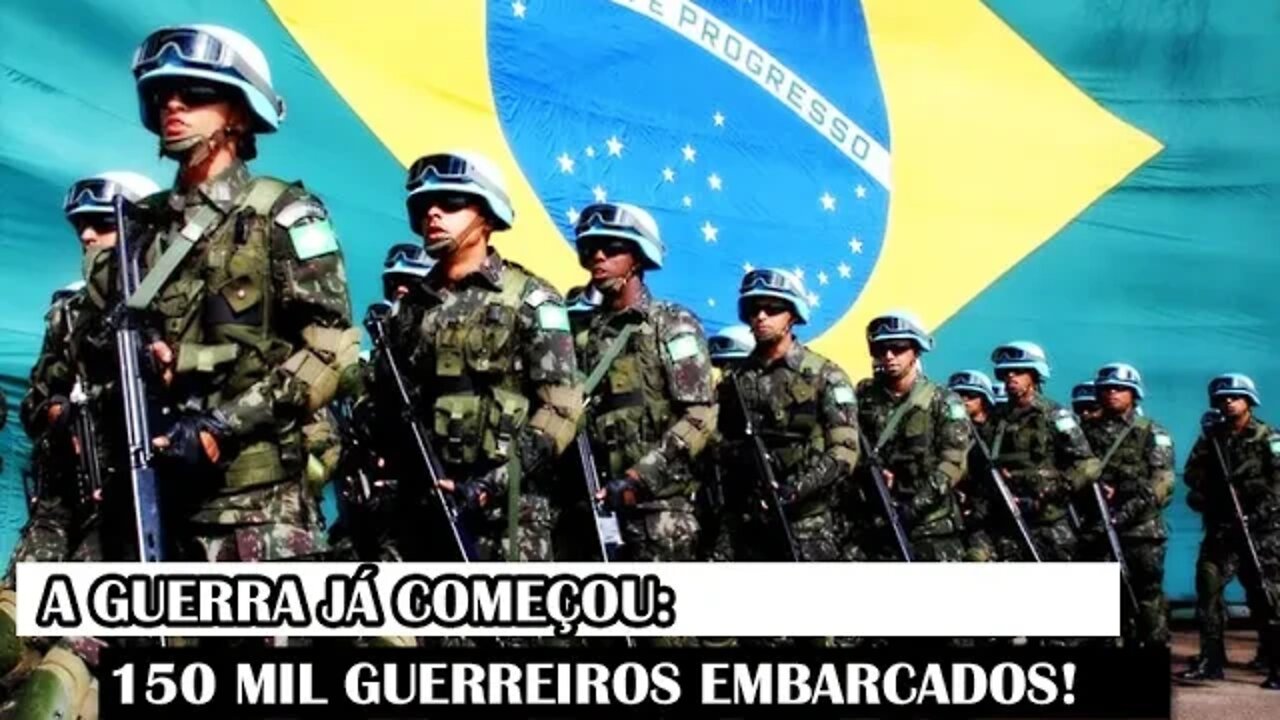 A Guerra Já Começou: 150 Mil Guerreiros Embarcados!