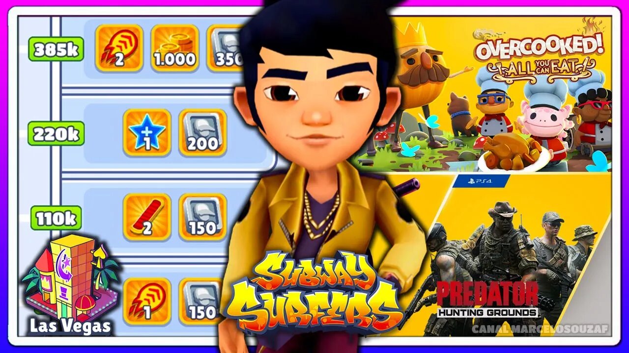 Subway Surfers Las Vegas 2021 | Jogos PSN Plus de Setembro | Recorde com Ace