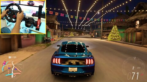 FORD MUSTANG GT FORZA HORIZON 5 GAMEPLAY Steering Wheel + Shifter G29