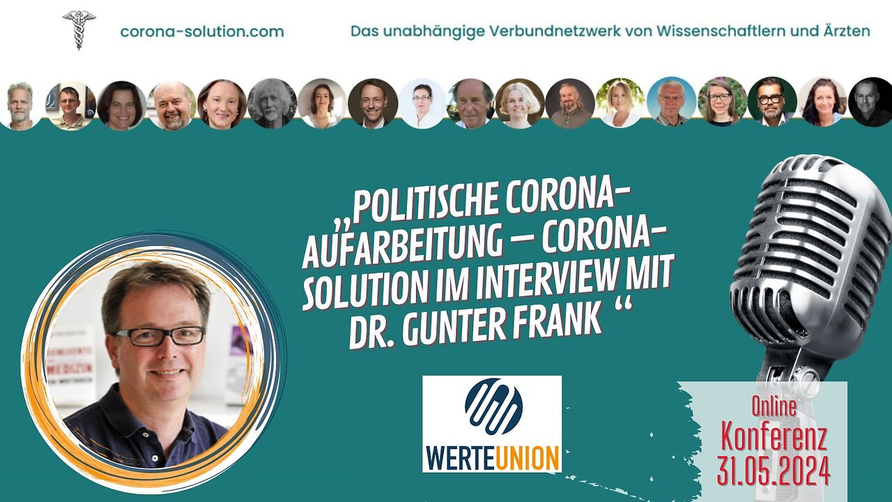 Politische Corona-Aufarbeitung – CS im Interview mit Dr. Gunter Frank | WerteUnion | 31.05.2024