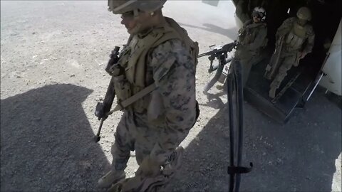 U.S. Marines Conduct Air Raid Rehearsal during Exercise Koolendong