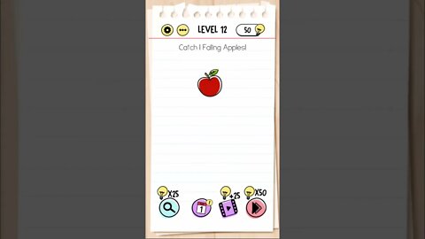 Brain Test Tricky Puzzles Level 12 Catch 5 Falling Apples!