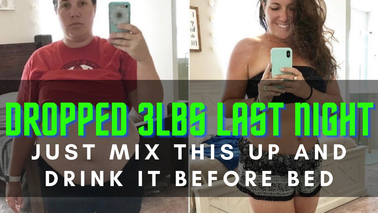 Lose Weight Fast - Just mix this up and drink it before bed - Dropped 3lbs last night