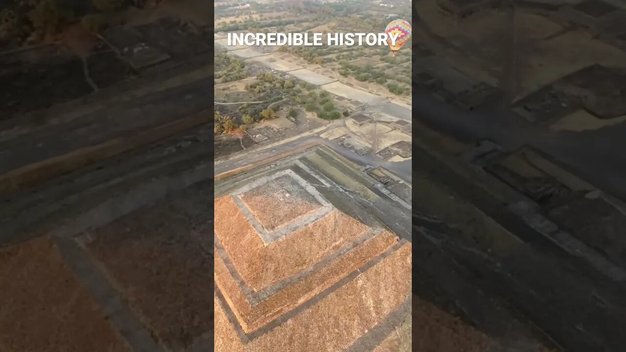 I had some major Gandalf vibes flying above Teotihuacan, Mexico.