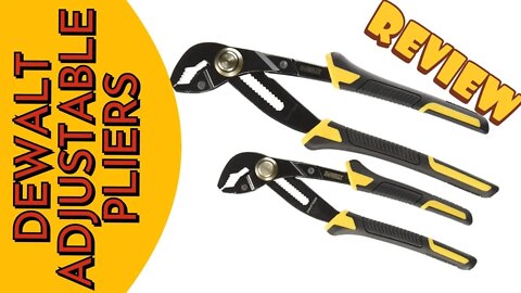 DEWALT ADJUSTABLE PLIERS (REVIEW DWHT70486)- Nice For The Price