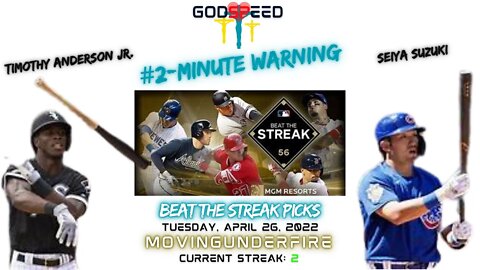 Beat the Streak (APR 26, 2022)