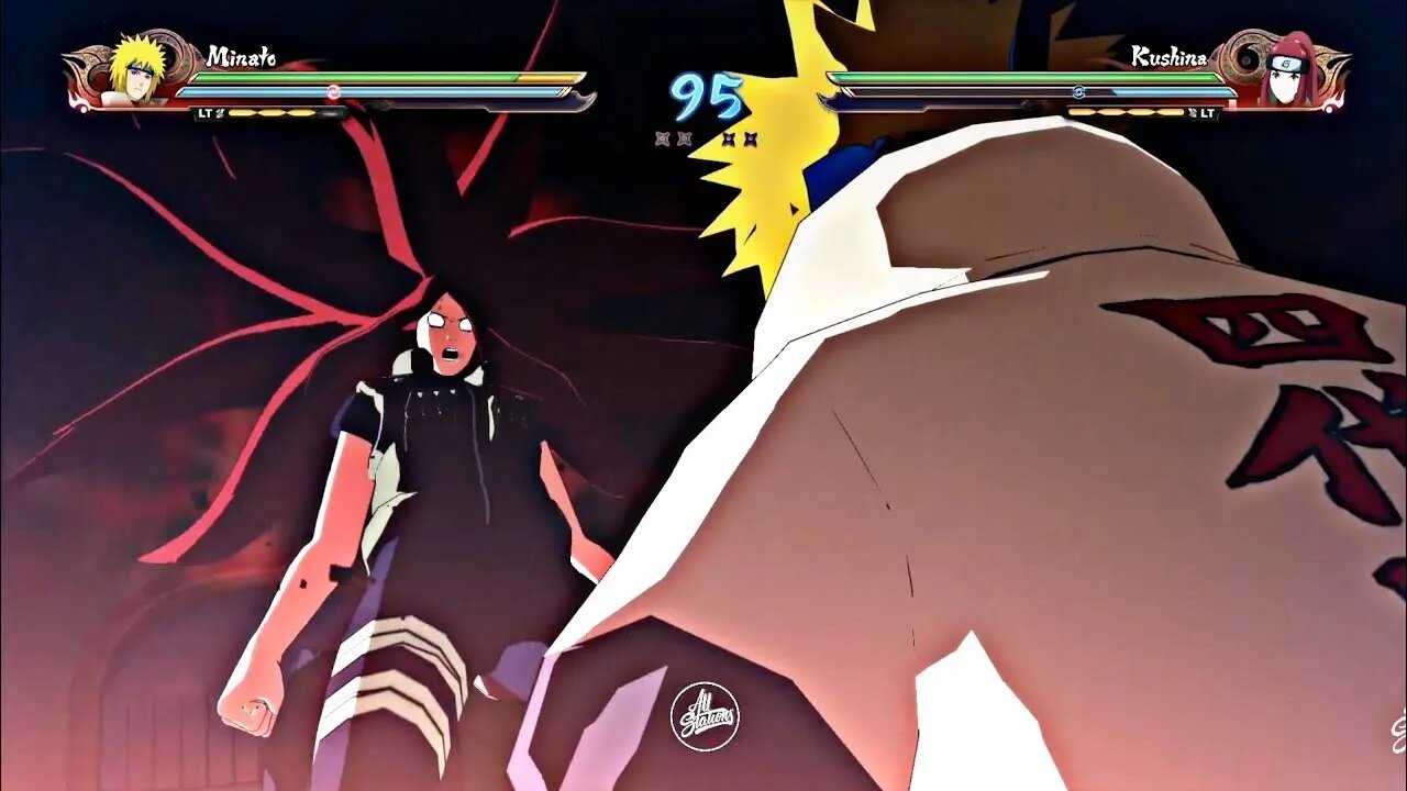 Minato Namikaze vs Kushina Uzumaki - Storm 4 Road to Boruto Dublado