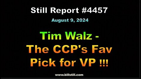 Tim Walz – CCP’s Fav Pick for VP !!!, 4457