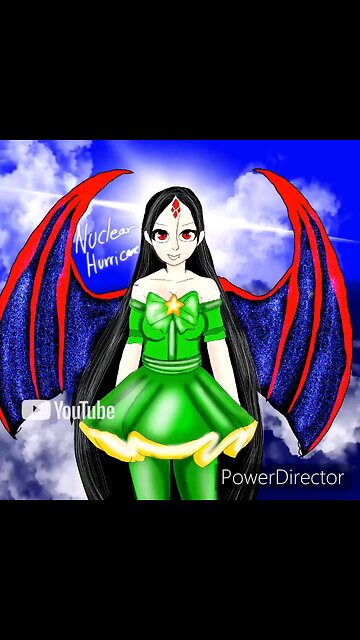 speedpaint emerald dress