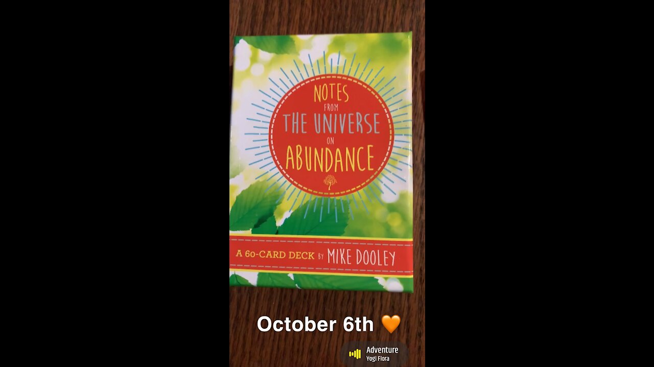 October 6th oracle card