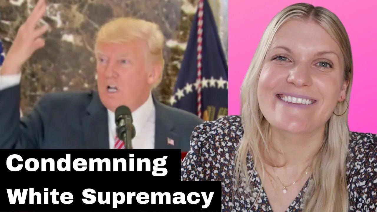 TRUMP Condemning White Supremacy Compilation