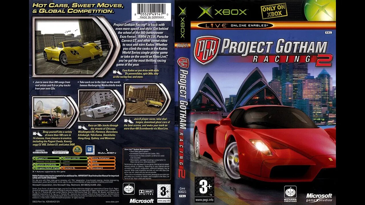 Project Gotham Racing 2 - Direto do XBOX Classic!