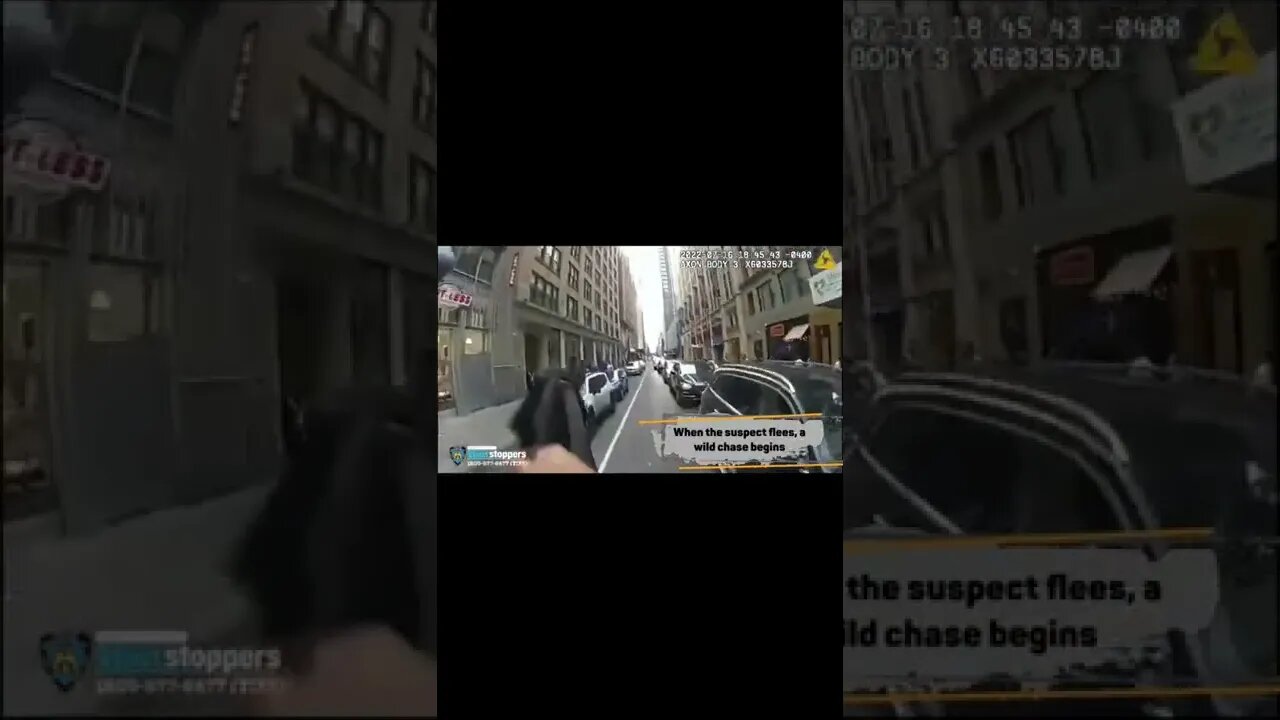 Watch wild chase through NYC streets. This chase is unlike the others....