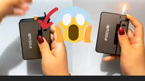 Cigarette Case with Lighter