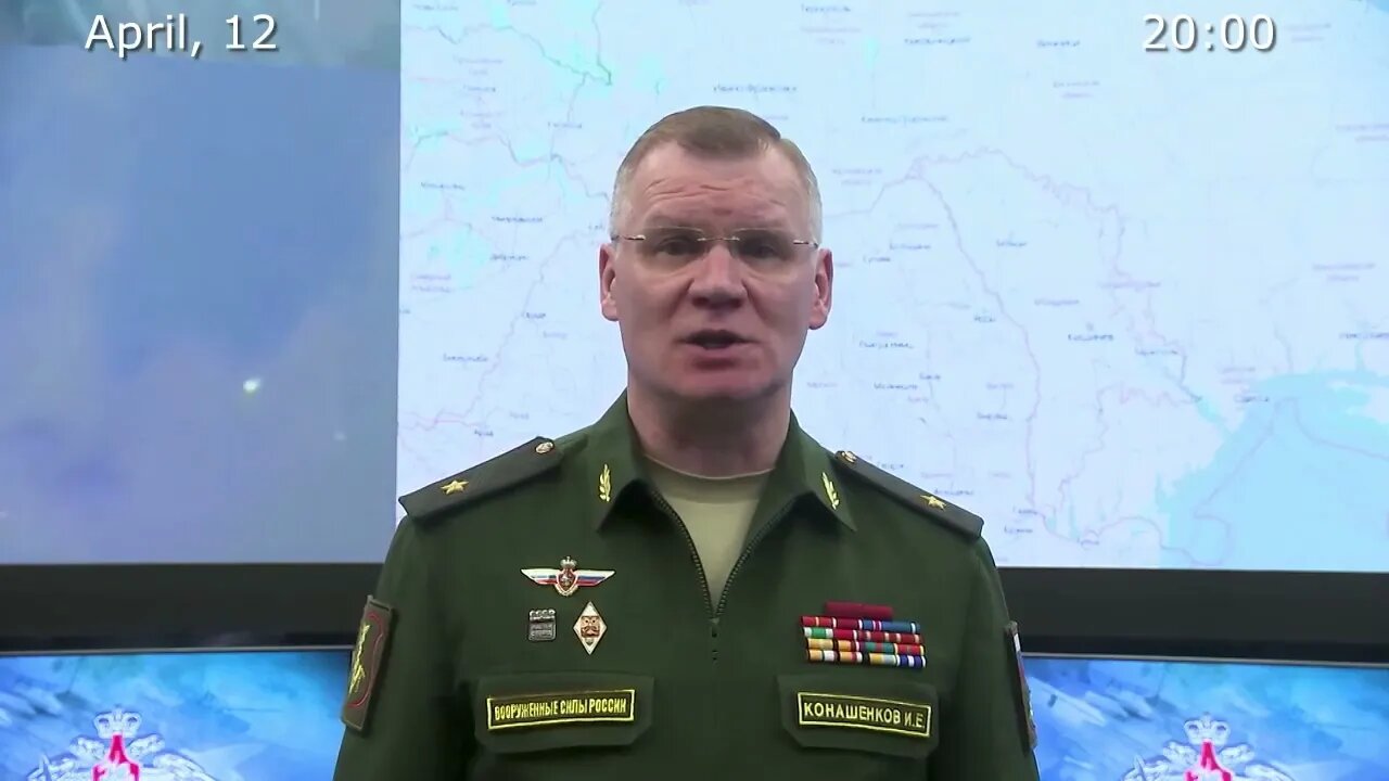 Russia's MoD April 12th Nightly Special Military Operation Status Update!