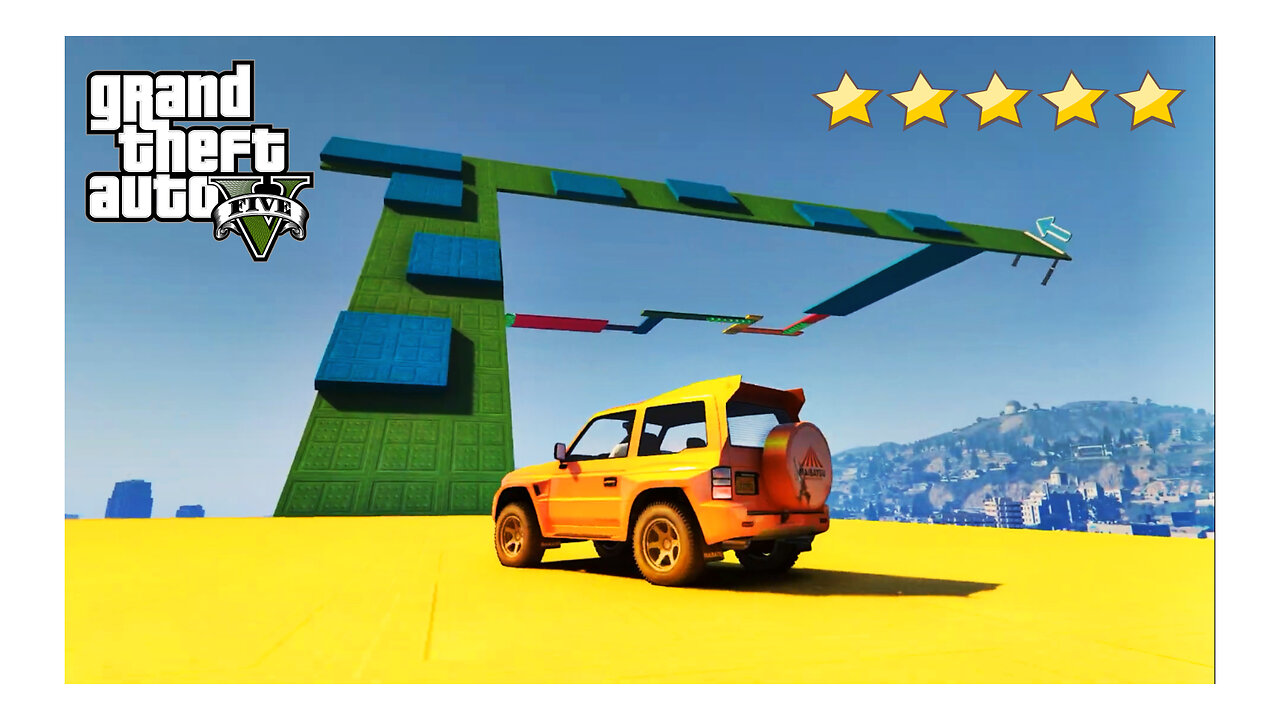 GTA 5 Online Parkour Stunt no Copyright free to use