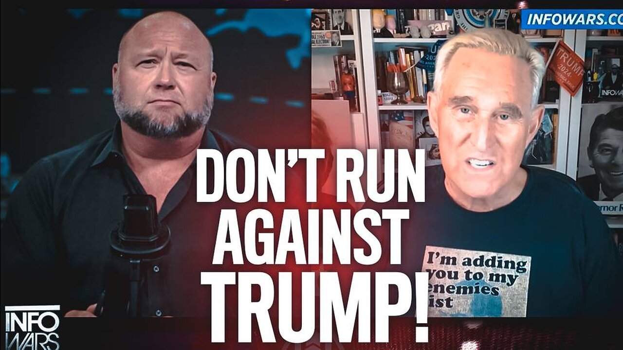 EXCLUSIVE - Roger Stone Warns Governor DeSantis: Do Not Run Against Trump In 2024