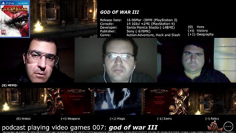 podcast playing video games 007: god of war III