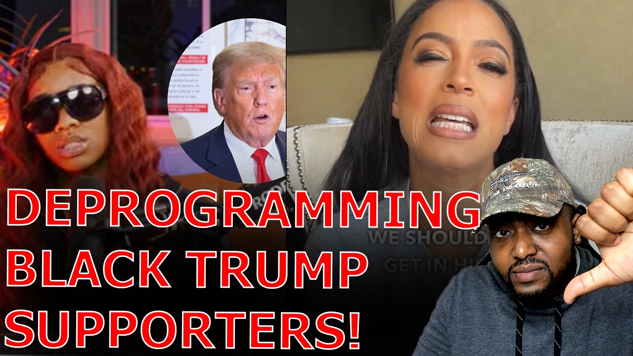 Black Liberal Woman PANICS Over Sexyy Red And Black People Endorsing Trump Because He Is Racist!