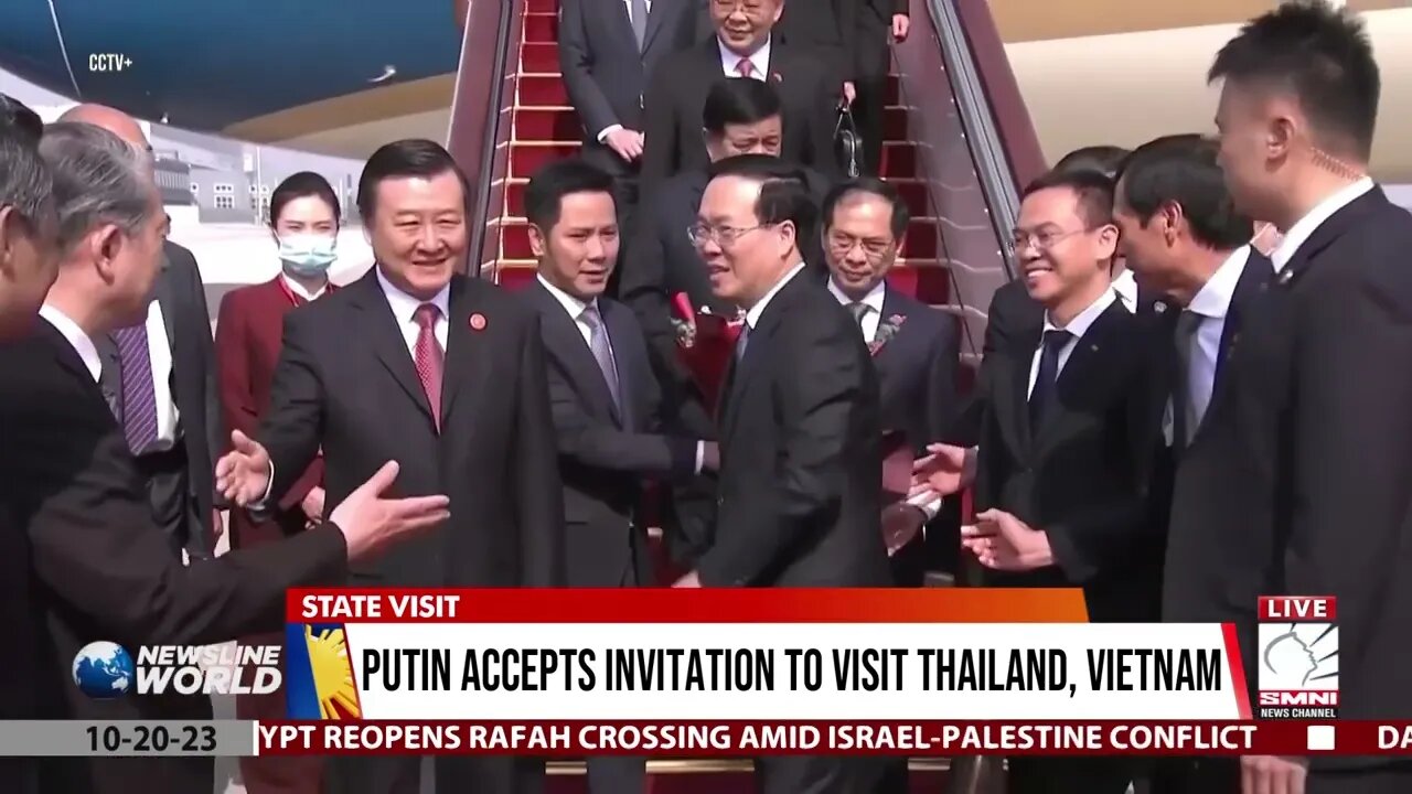 Putin accepts invitation to visit Thailand, Vietnam